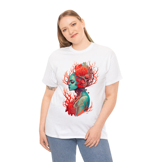 Summer T-Shirt: Coral Girl