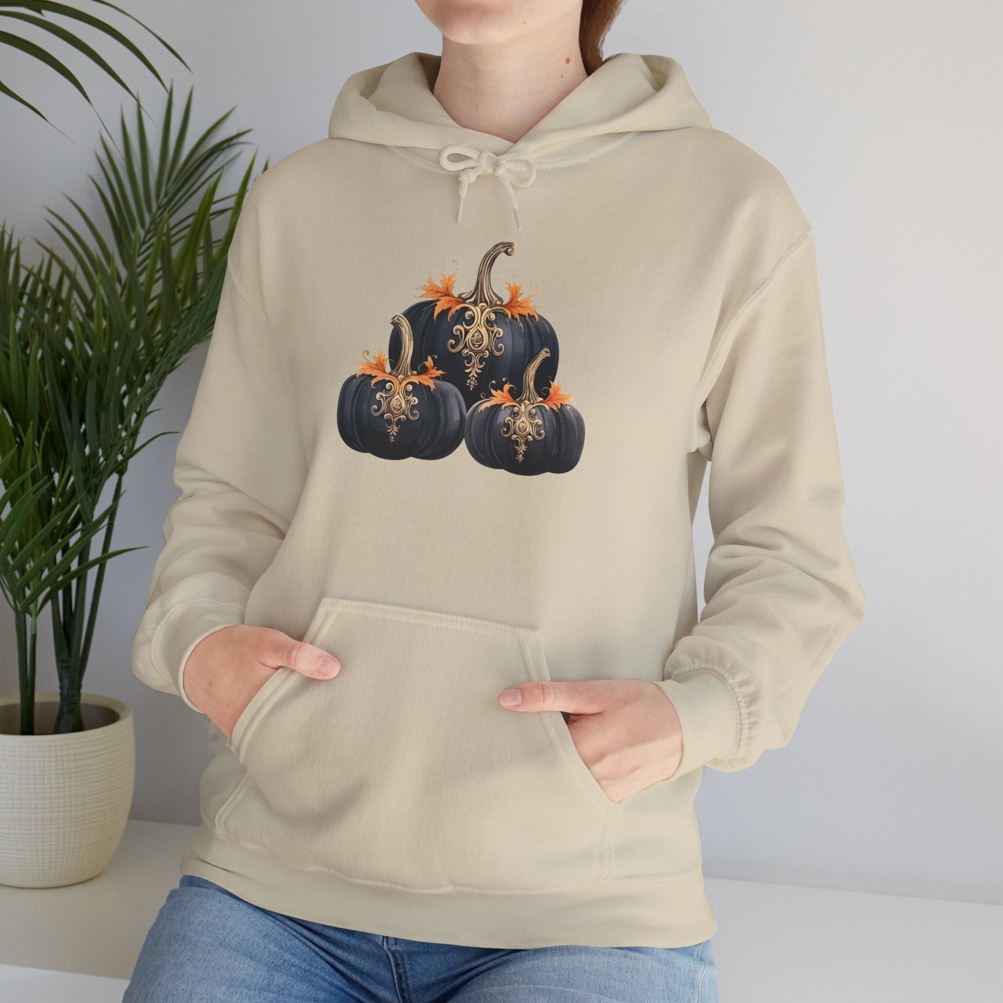 Halloween Hoodie: Jeweled Pumpkin Halloween Hoodie: Jeweled Pumpkin