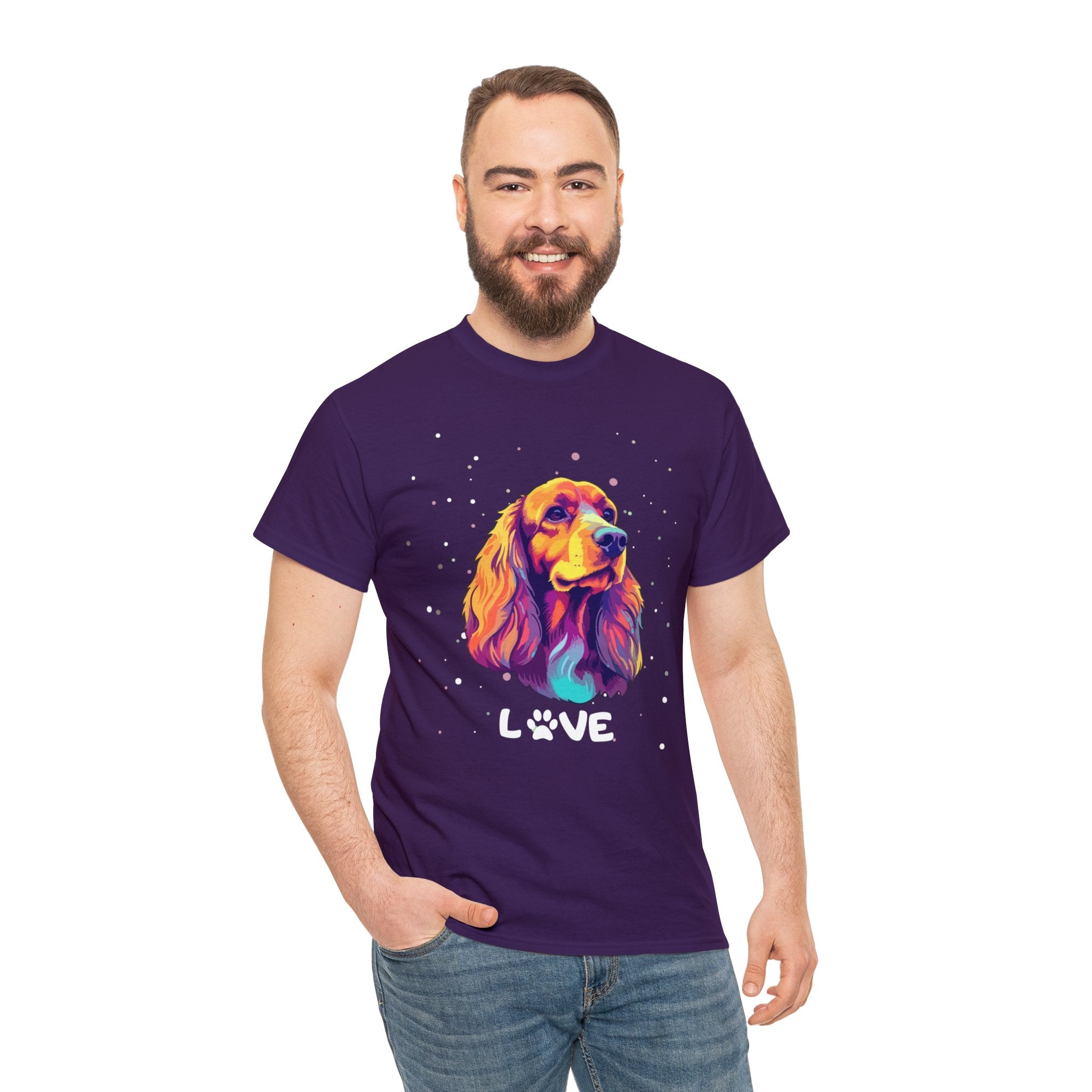 Dog T-Shirt: English Cocker Spaniel Love Dog T-Shirt: English Cocker Spaniel Love