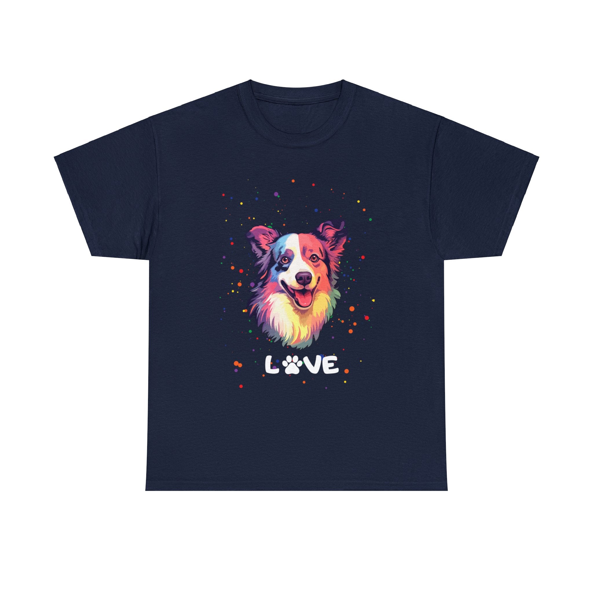 Dog T-Shirt: Border Collie Love Dog T-Shirt: Border Collie Love