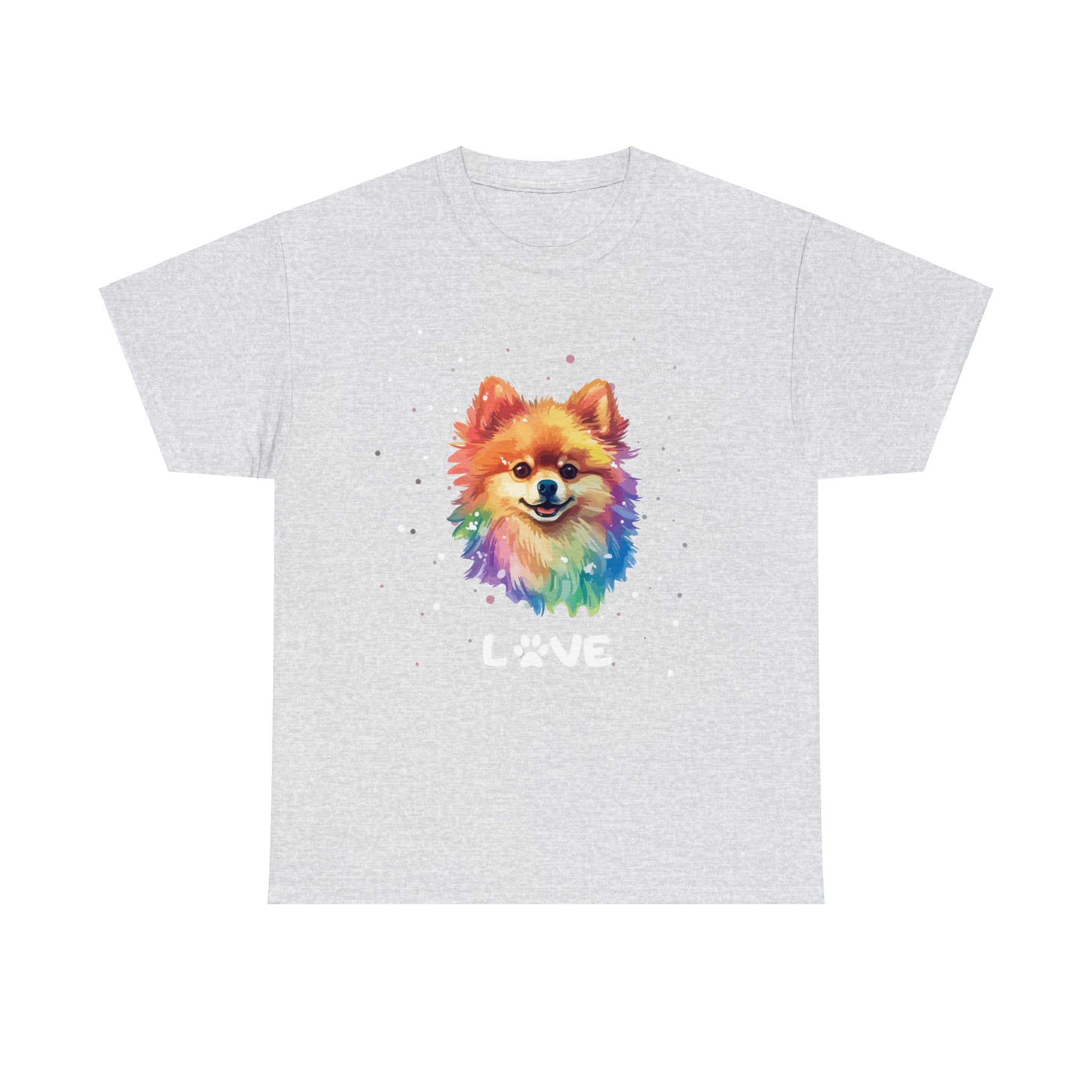 Dog T-Shirt: Pomeranian Love Dog T-Shirt: Pomeranian Love