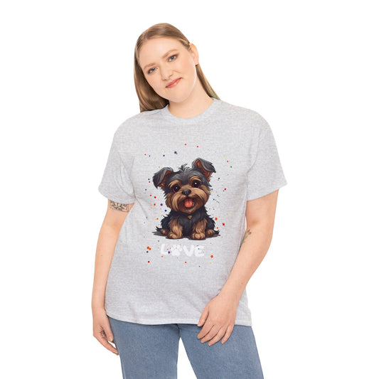 Dog T-Shirt: Yorkie Love