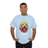Dog T-Shirt: Goldendoodle Love #2 Dog T-Shirt: Goldendoodle Love #2