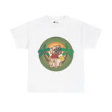 Pug T-Shirt: Pug & Palm Trees Pug T-Shirt: Pug & Palm Trees