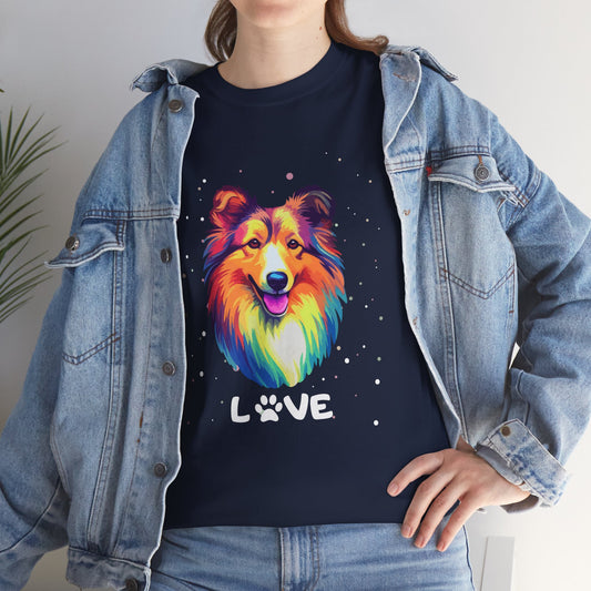 Dog T-Shirt: Shetland Sheepdog Love