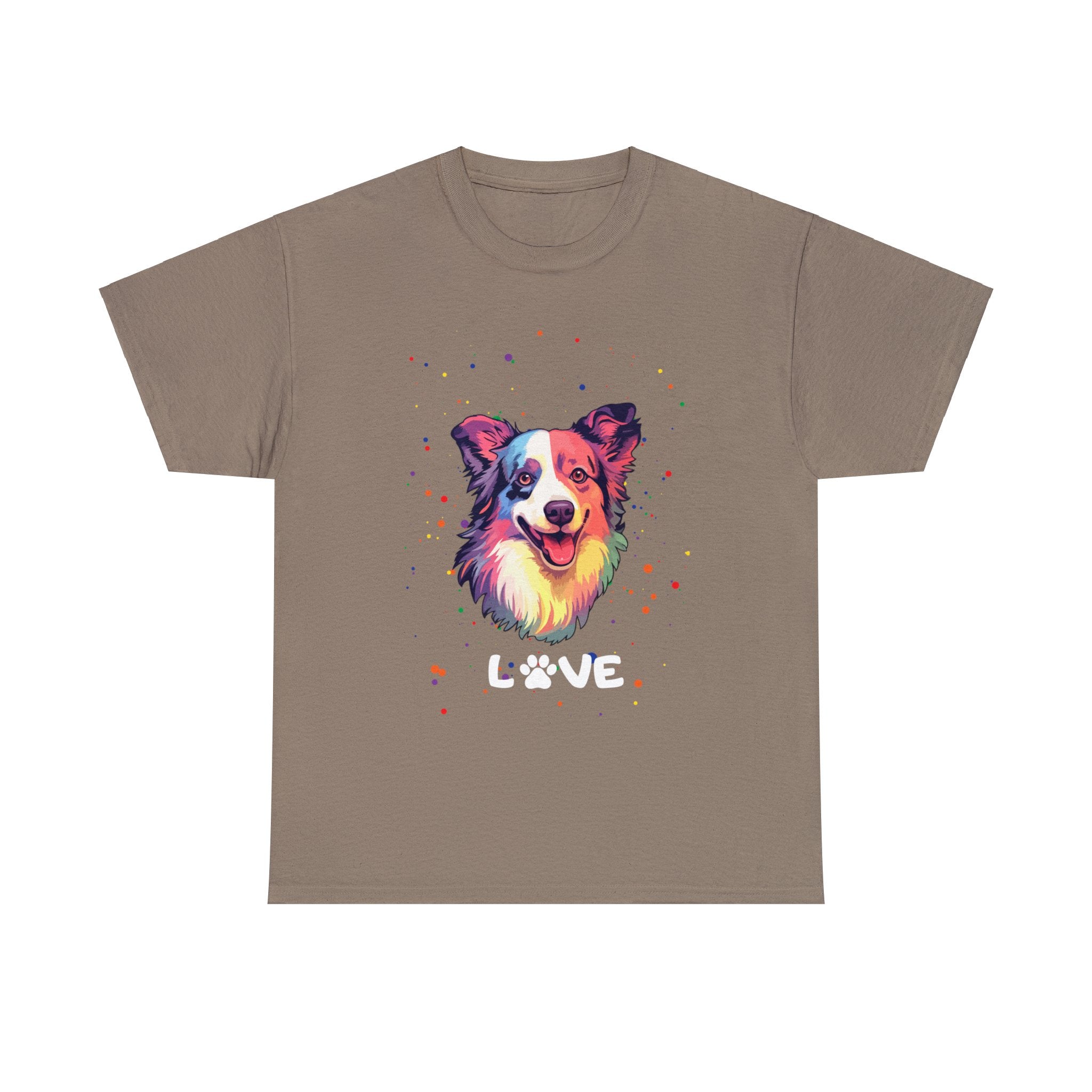 Dog T-Shirt: Border Collie Love Dog T-Shirt: Border Collie Love