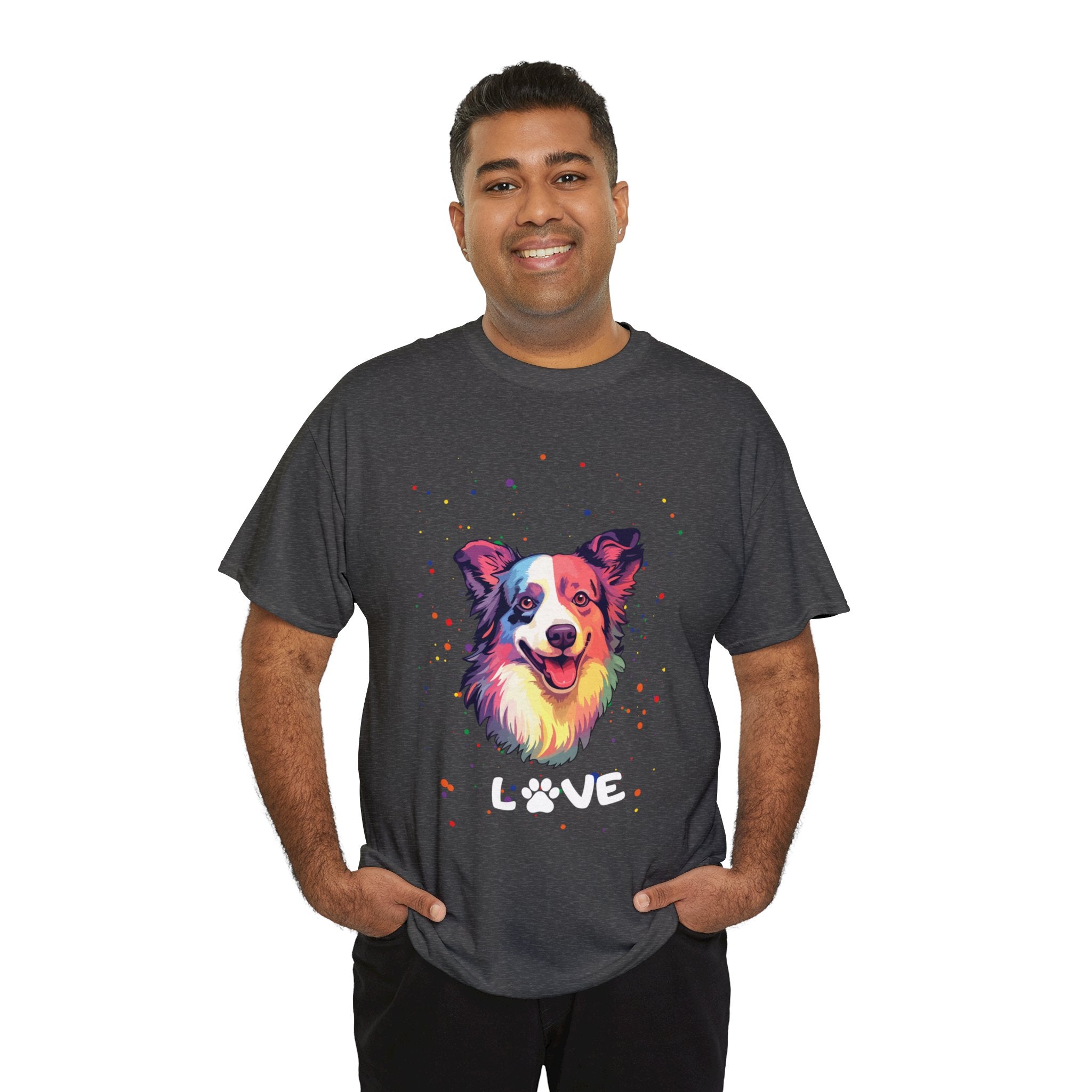 Dog T-Shirt: Border Collie Love Dog T-Shirt: Border Collie Love