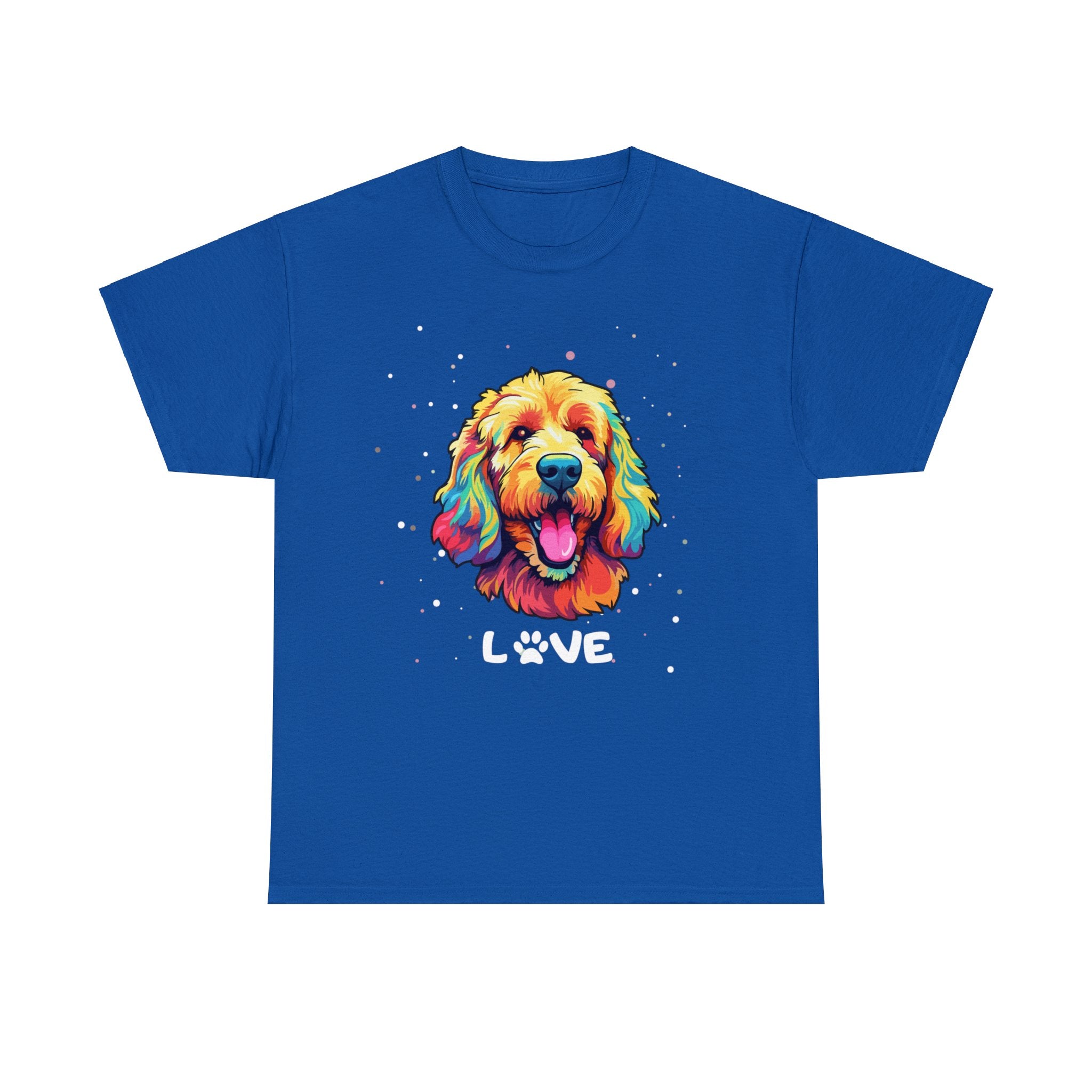 Dog T-Shirt: Goldendoodle Love #2 Dog T-Shirt: Goldendoodle Love #2