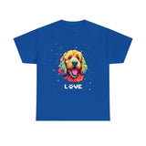 Dog T-Shirt: Goldendoodle Love #2 Dog T-Shirt: Goldendoodle Love #2