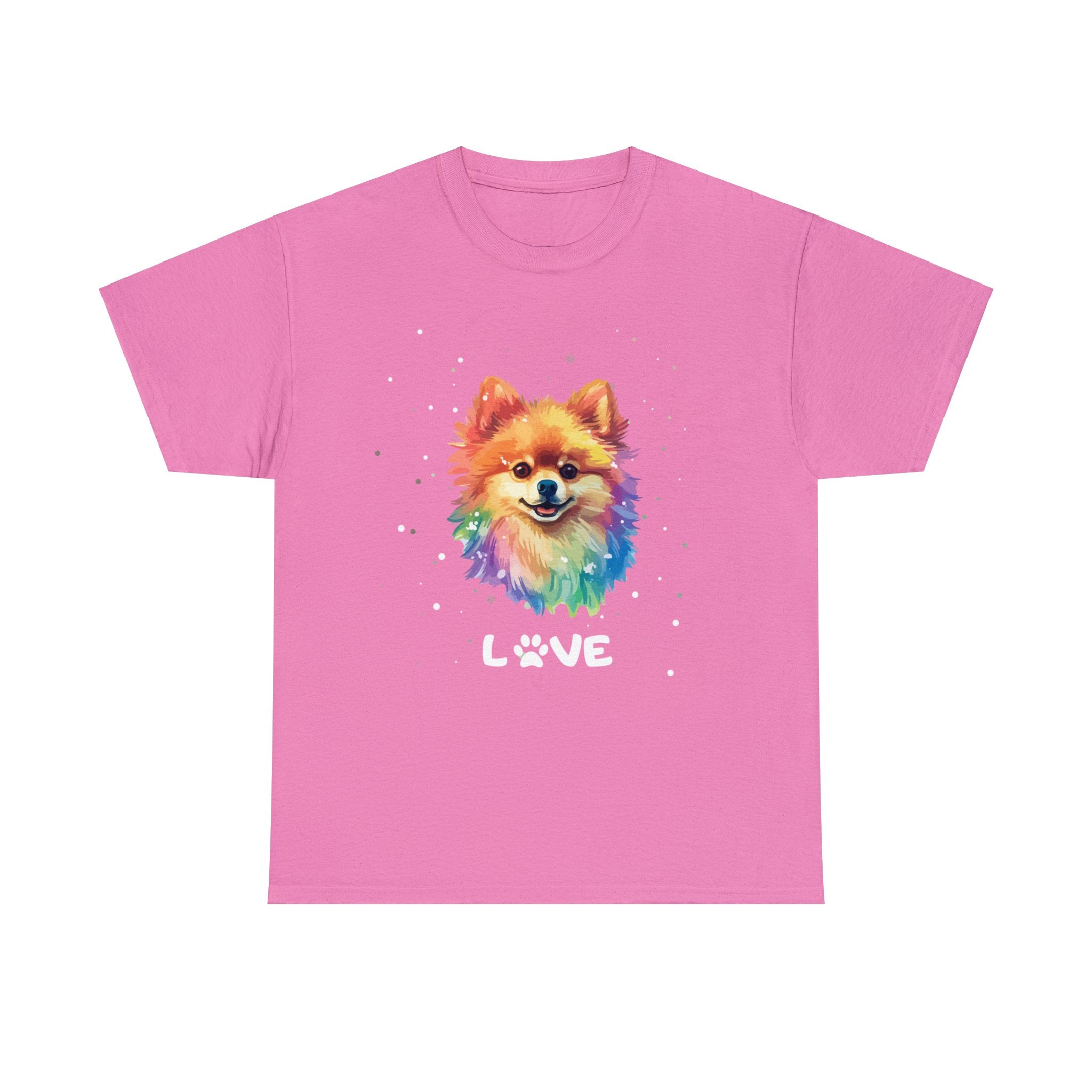 Dog T-Shirt: Pomeranian Love Dog T-Shirt: Pomeranian Love