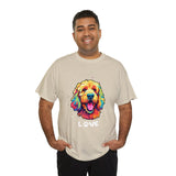 Dog T-Shirt: Goldendoodle Love #2 Dog T-Shirt: Goldendoodle Love #2