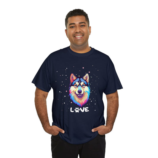 Dog T-Shirt: Husky Love