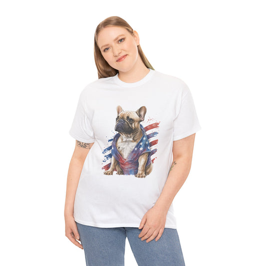 4th of July T-Shirt: Patriotic Frenchie