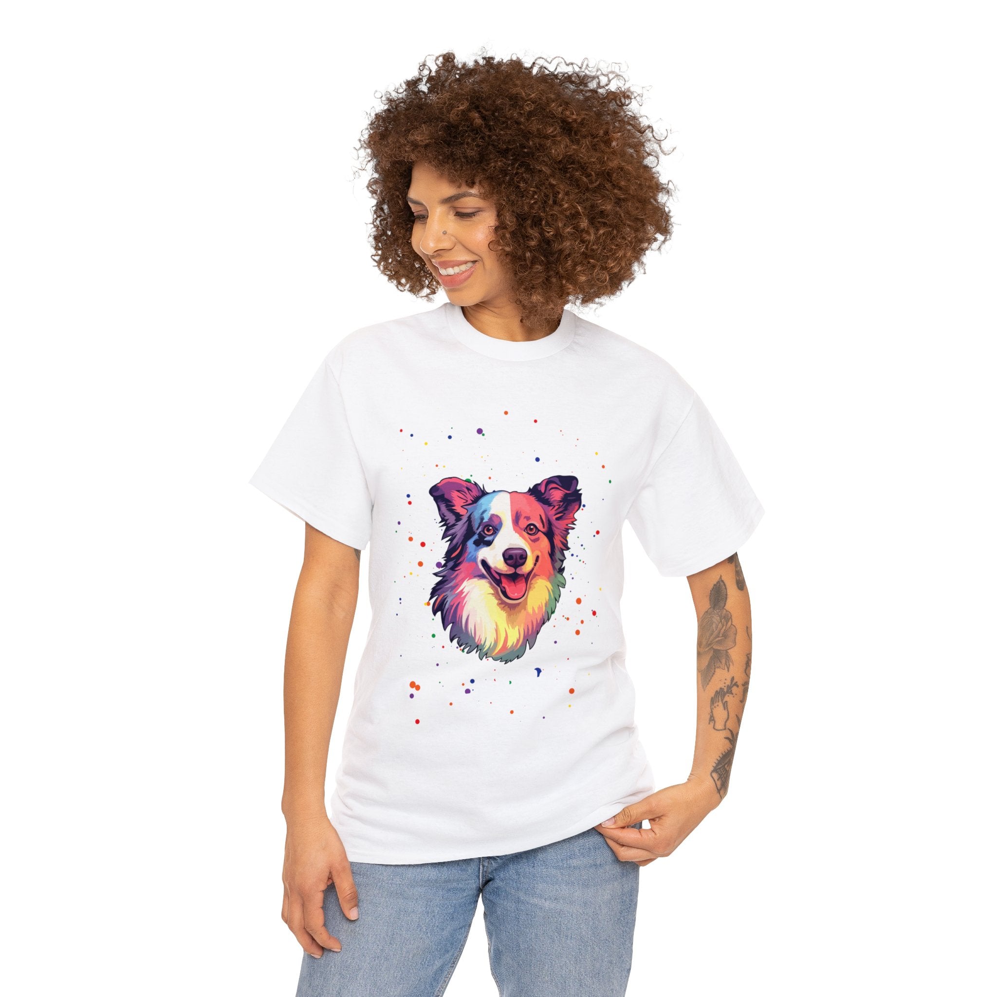 Dog T-Shirt: Border Collie Love Dog T-Shirt: Border Collie Love