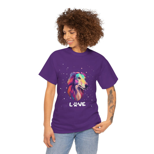 Dog T-Shirt: Borzoi Love