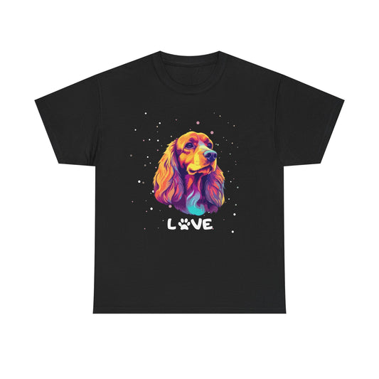 Dog T-Shirt: English Cocker Spaniel Love