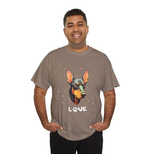 Dog T-Shirt: Doberman Love