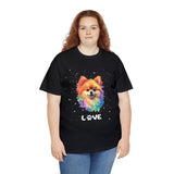 Dog T-Shirt: Pomeranian Love Dog T-Shirt: Pomeranian Love