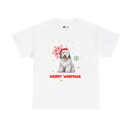 Christmas T-Shirt: Santa Hat Sheepdog