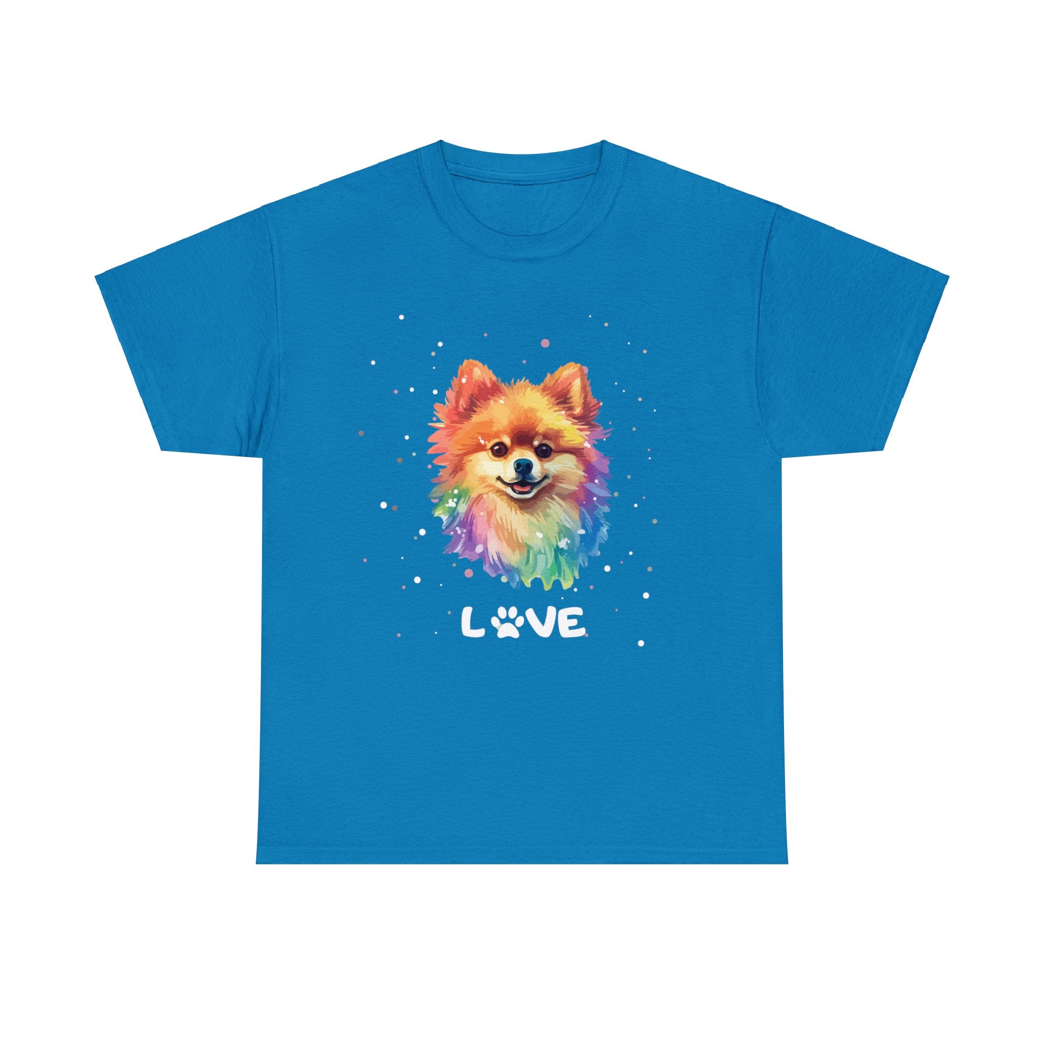 Dog T-Shirt: Pomeranian Love Dog T-Shirt: Pomeranian Love