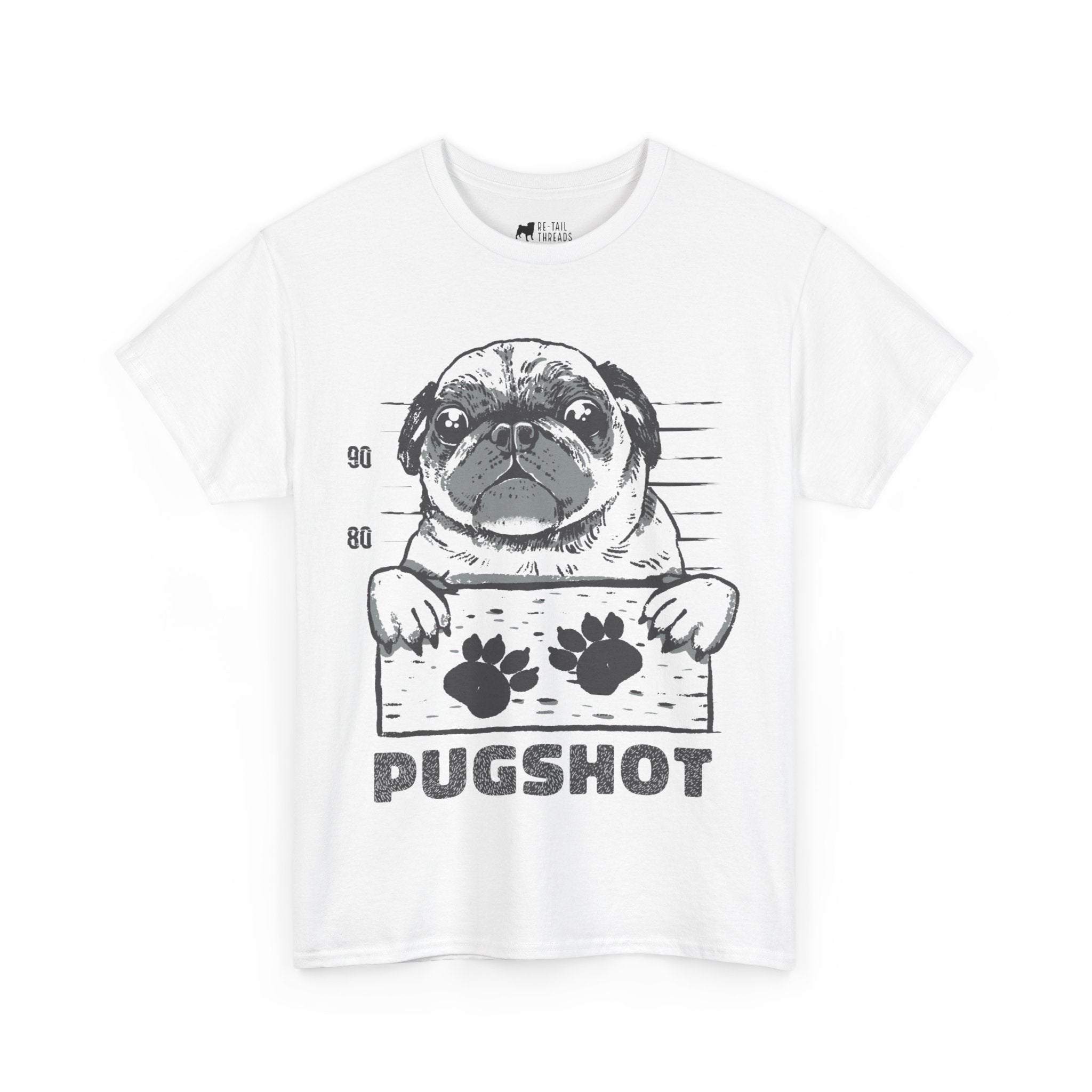 Pug T-Shirt: Pugshot Pug T-Shirt: Pugshot
