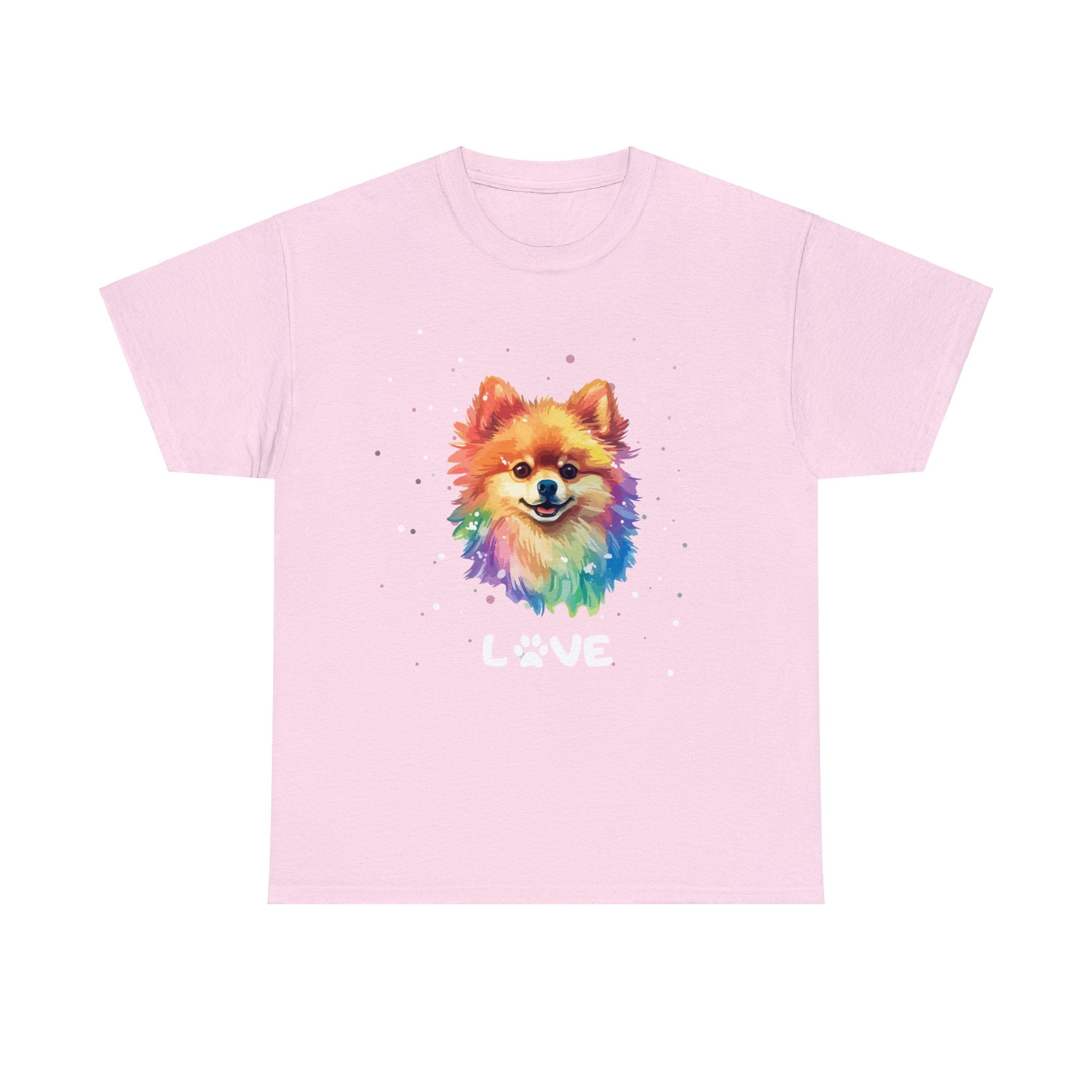 Dog T-Shirt: Pomeranian Love Dog T-Shirt: Pomeranian Love