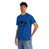 Dog T-Shirt: Peace Love Dog Dog T-Shirt: Peace Love Dog