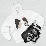 Pug Hoodie: Black Pug and Black Cat Pug Hoodie: Black Pug and Black Cat
