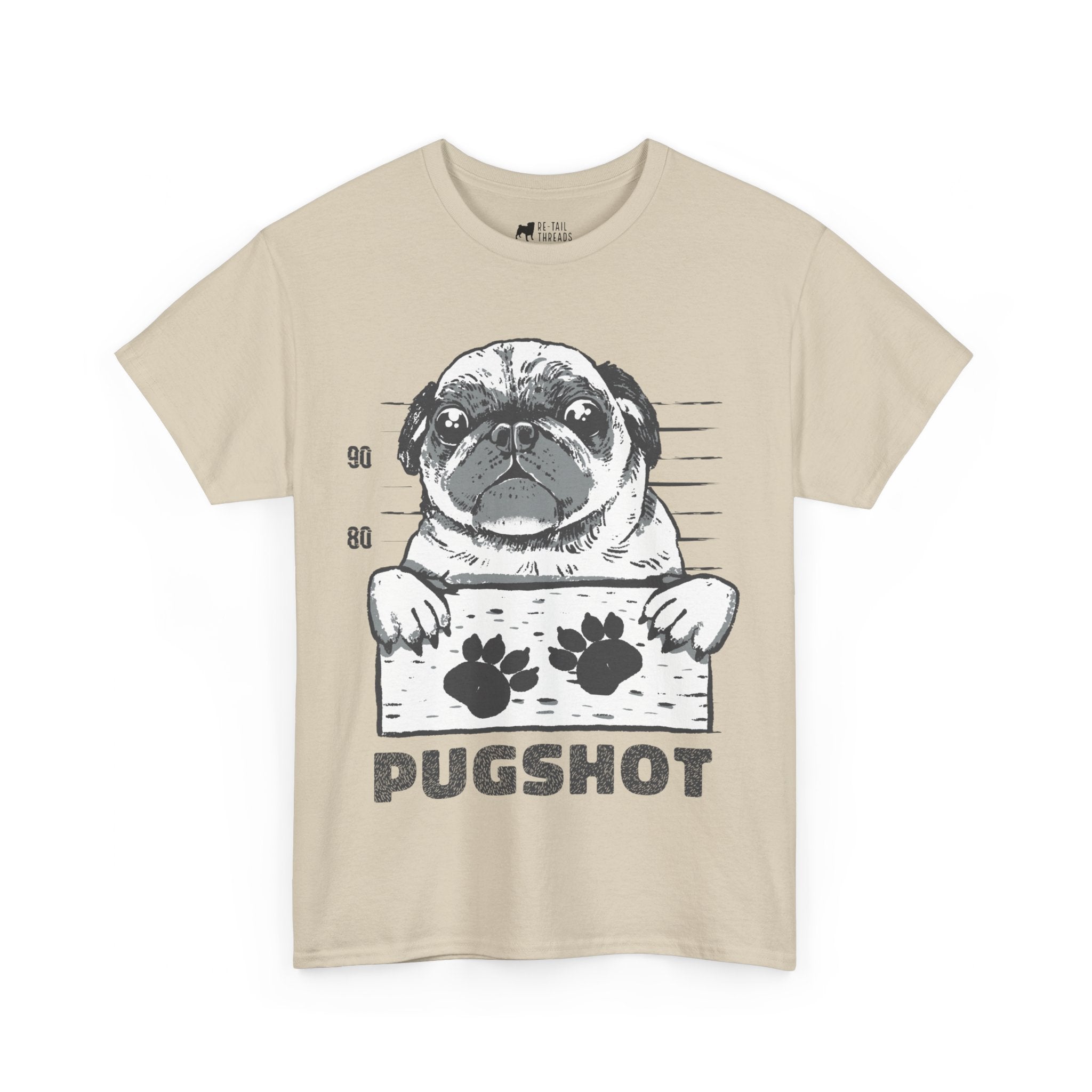 Pug T-Shirt: Pugshot Pug T-Shirt: Pugshot