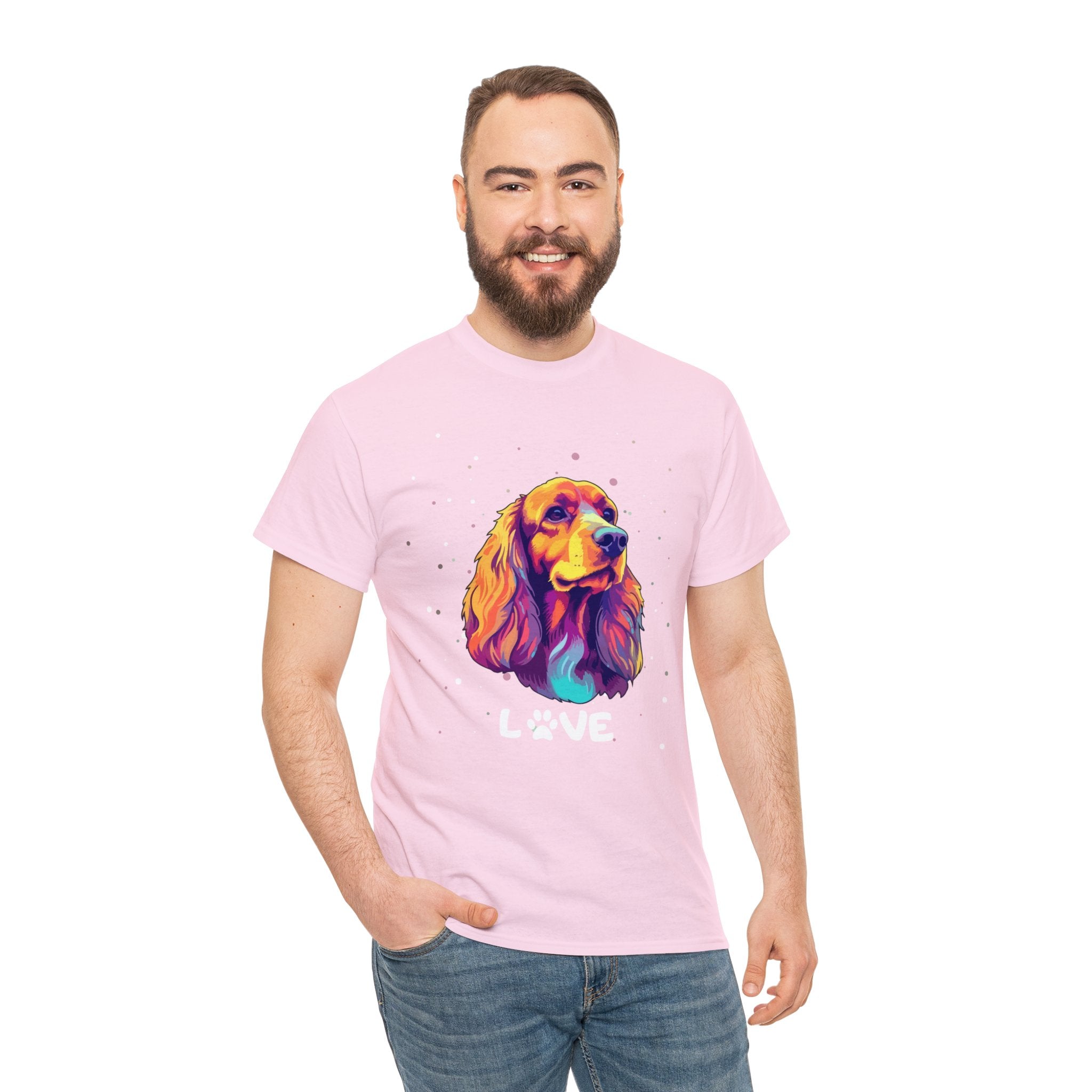 Dog T-Shirt: English Cocker Spaniel Love Dog T-Shirt: English Cocker Spaniel Love