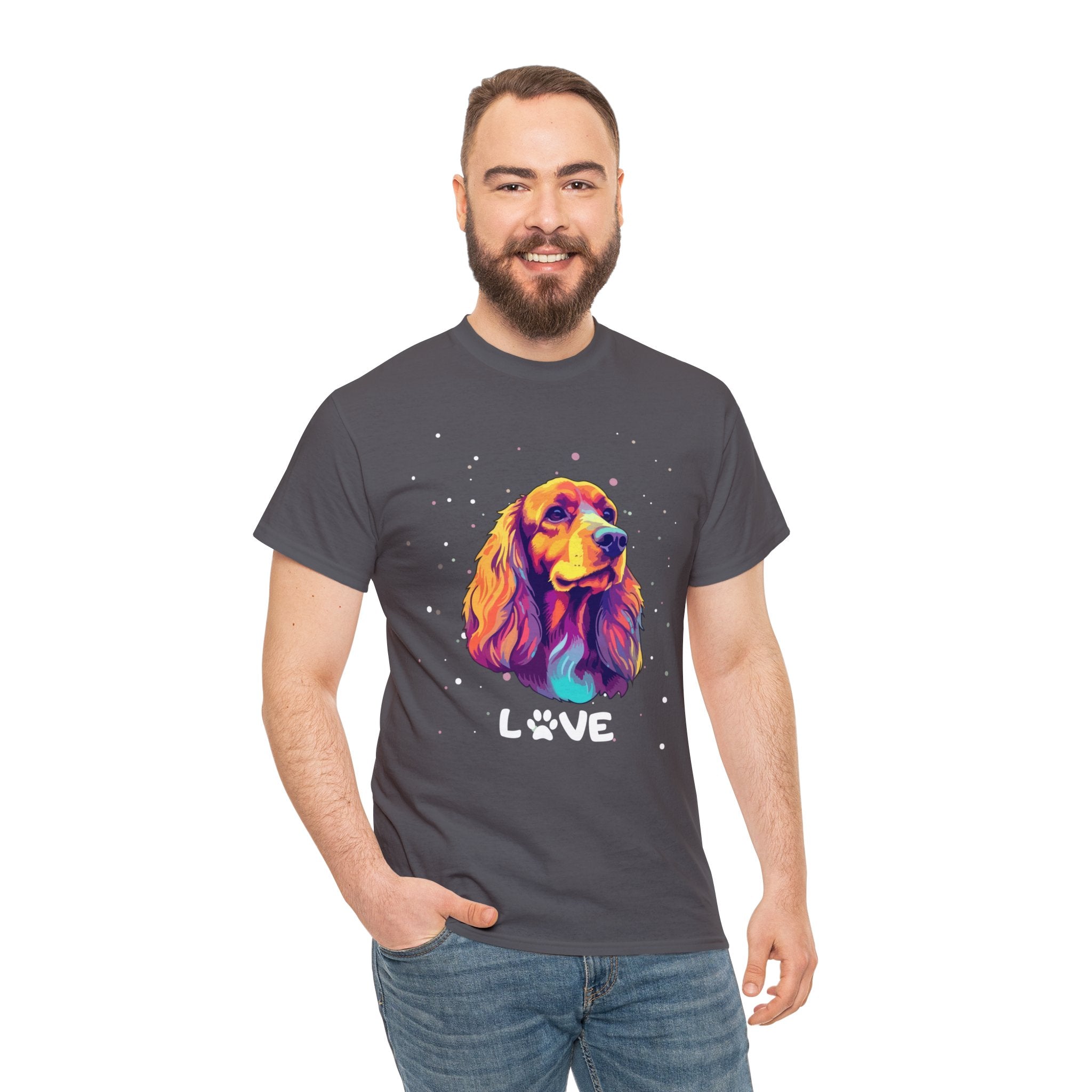 Dog T-Shirt: English Cocker Spaniel Love Dog T-Shirt: English Cocker Spaniel Love
