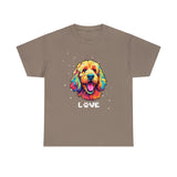 Dog T-Shirt: Goldendoodle Love #2 Dog T-Shirt: Goldendoodle Love #2