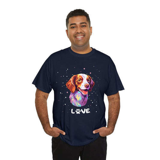 Dog T-Shirt: Brittany Spaniel Love
