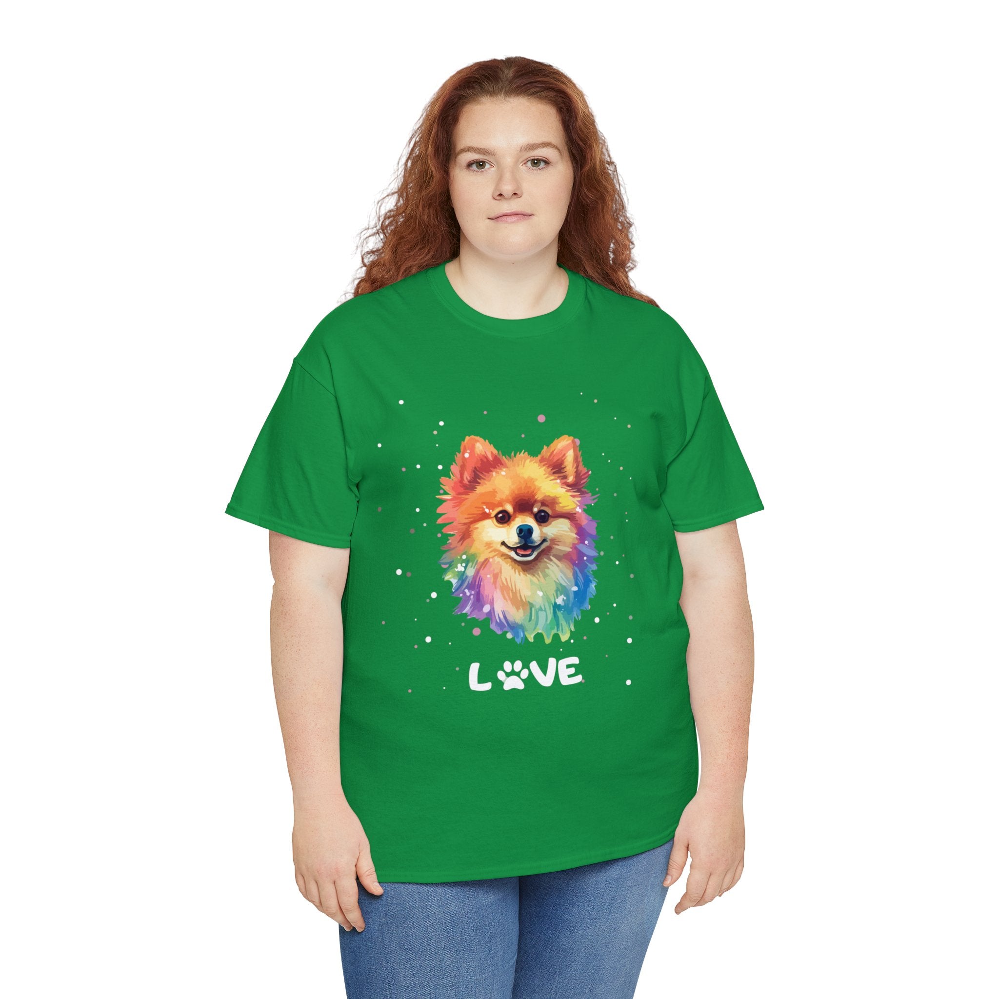 Dog T-Shirt: Pomeranian Love Dog T-Shirt: Pomeranian Love