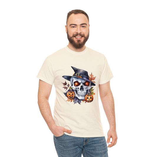 Halloween T-Shirt: Witchy Skull