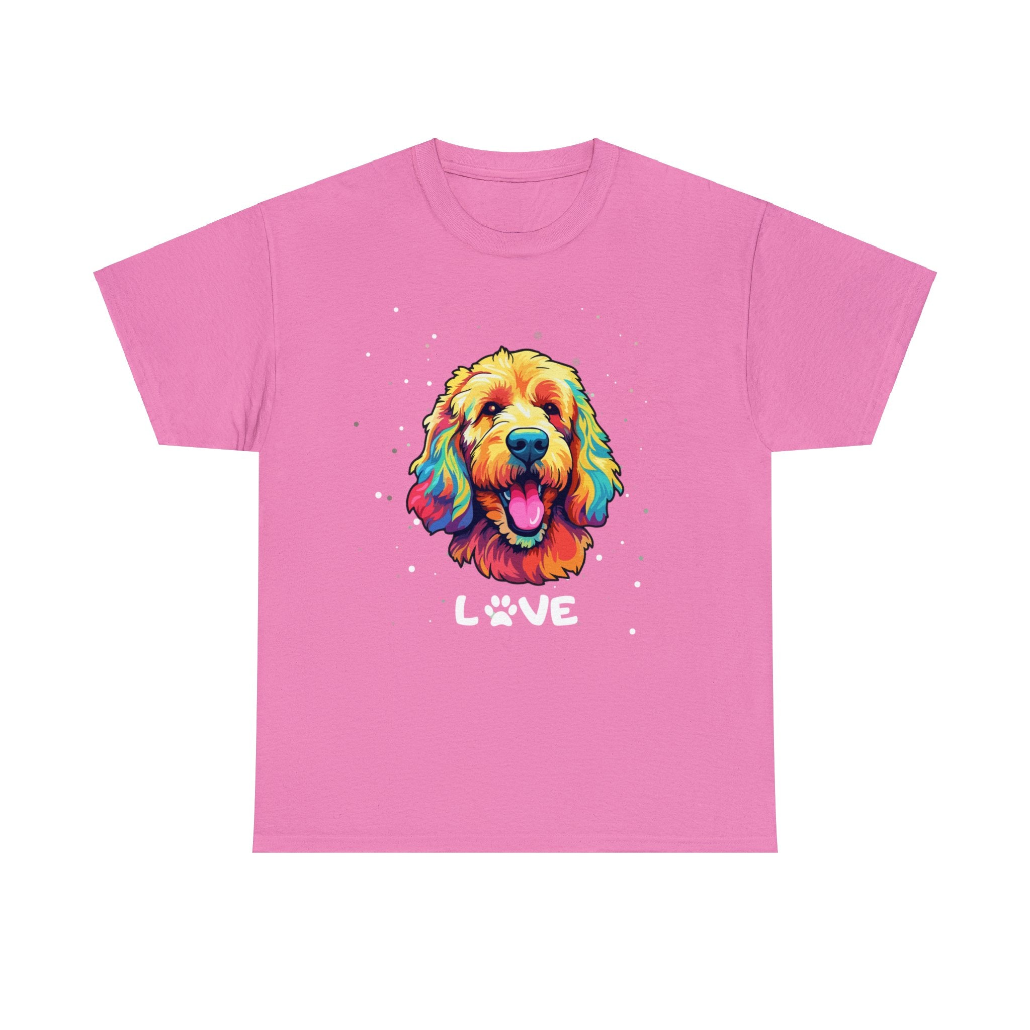 Dog T-Shirt: Goldendoodle Love #2 Dog T-Shirt: Goldendoodle Love #2