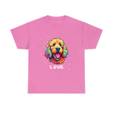 Dog T-Shirt: Goldendoodle Love #2 Dog T-Shirt: Goldendoodle Love #2