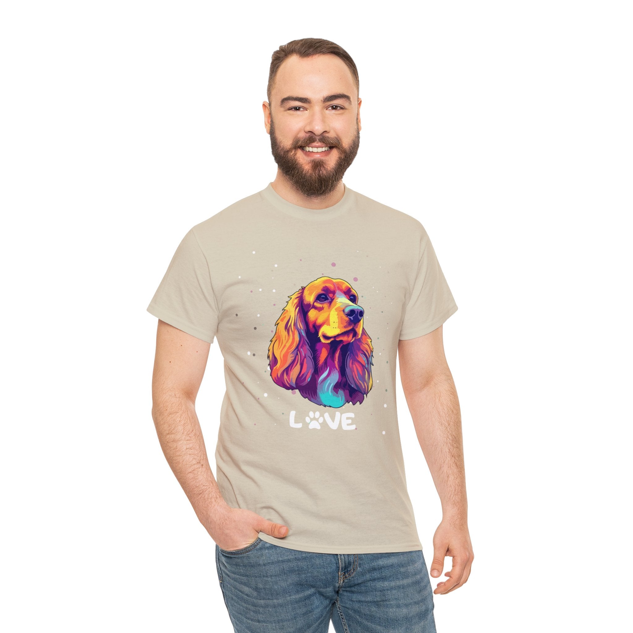 Dog T-Shirt: English Cocker Spaniel Love Dog T-Shirt: English Cocker Spaniel Love