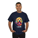 Dog T-Shirt: Goldendoodle Love #2 Dog T-Shirt: Goldendoodle Love #2