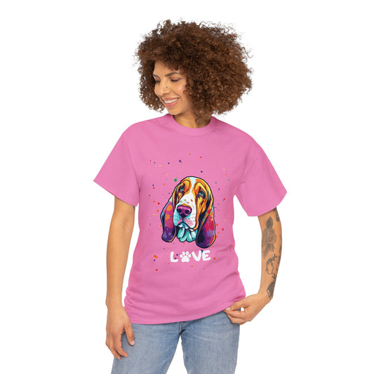Dog T-Shirt: Bassett Hound Love