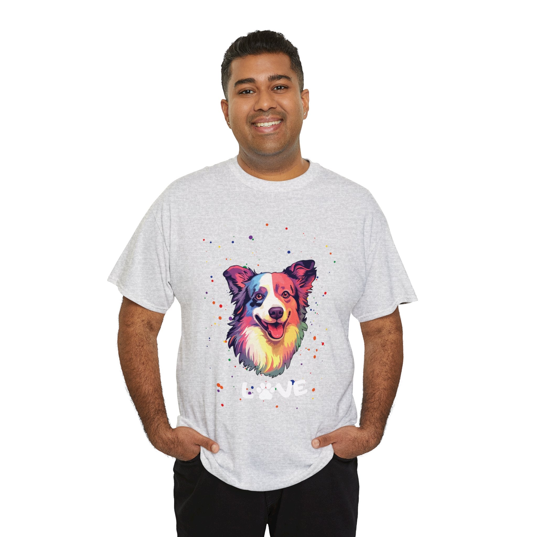 Dog T-Shirt: Border Collie Love Dog T-Shirt: Border Collie Love