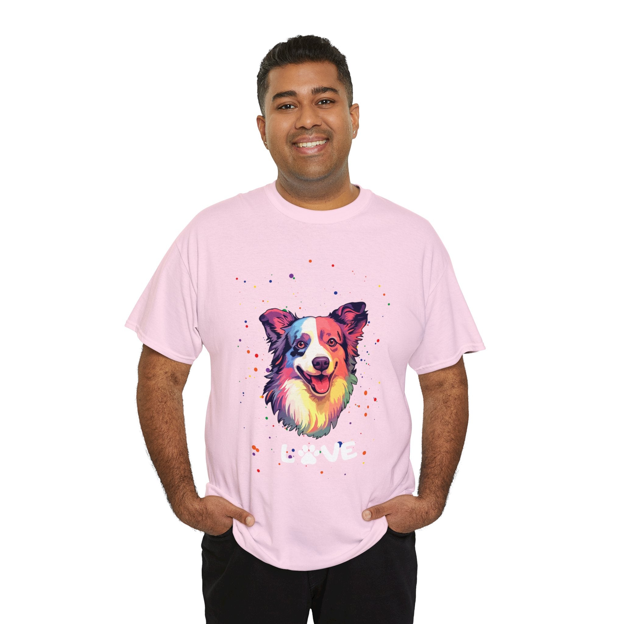 Dog T-Shirt: Border Collie Love Dog T-Shirt: Border Collie Love