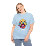 Dog T-Shirt: Goldendoodle Love #2 Dog T-Shirt: Goldendoodle Love #2