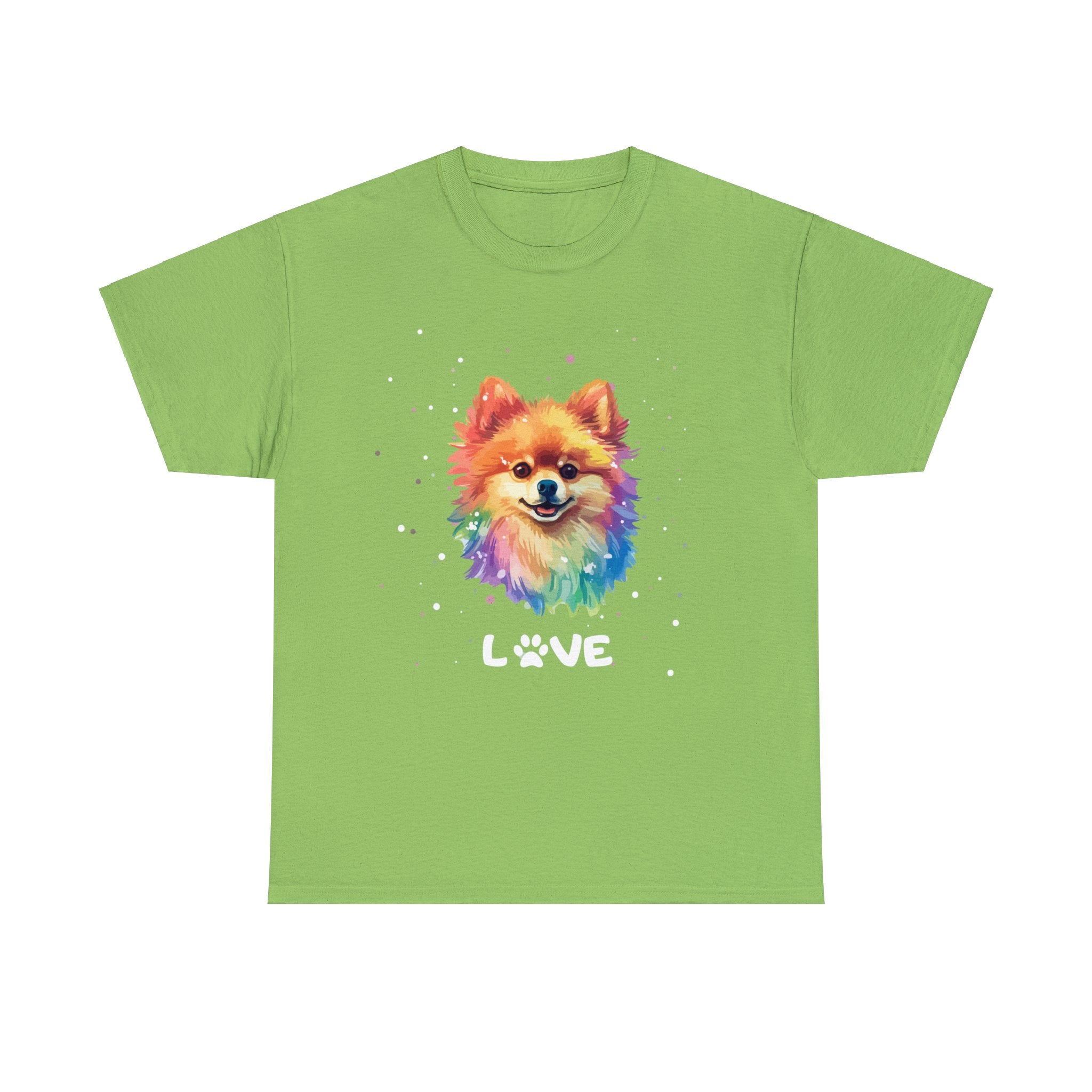 Dog T-Shirt: Pomeranian Love Dog T-Shirt: Pomeranian Love