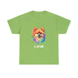 Dog T-Shirt: Pomeranian Love Dog T-Shirt: Pomeranian Love