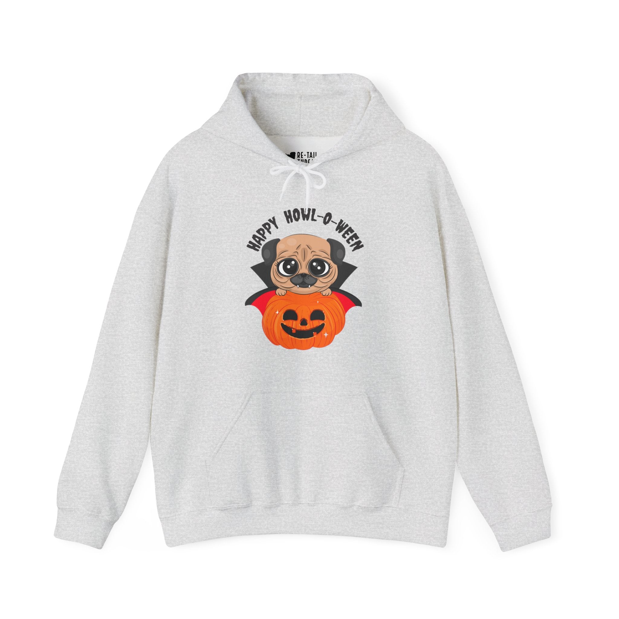 Halloween Hoodie: Pug Howl-O-Ween Halloween Hoodie: Pug Howl-O-Ween