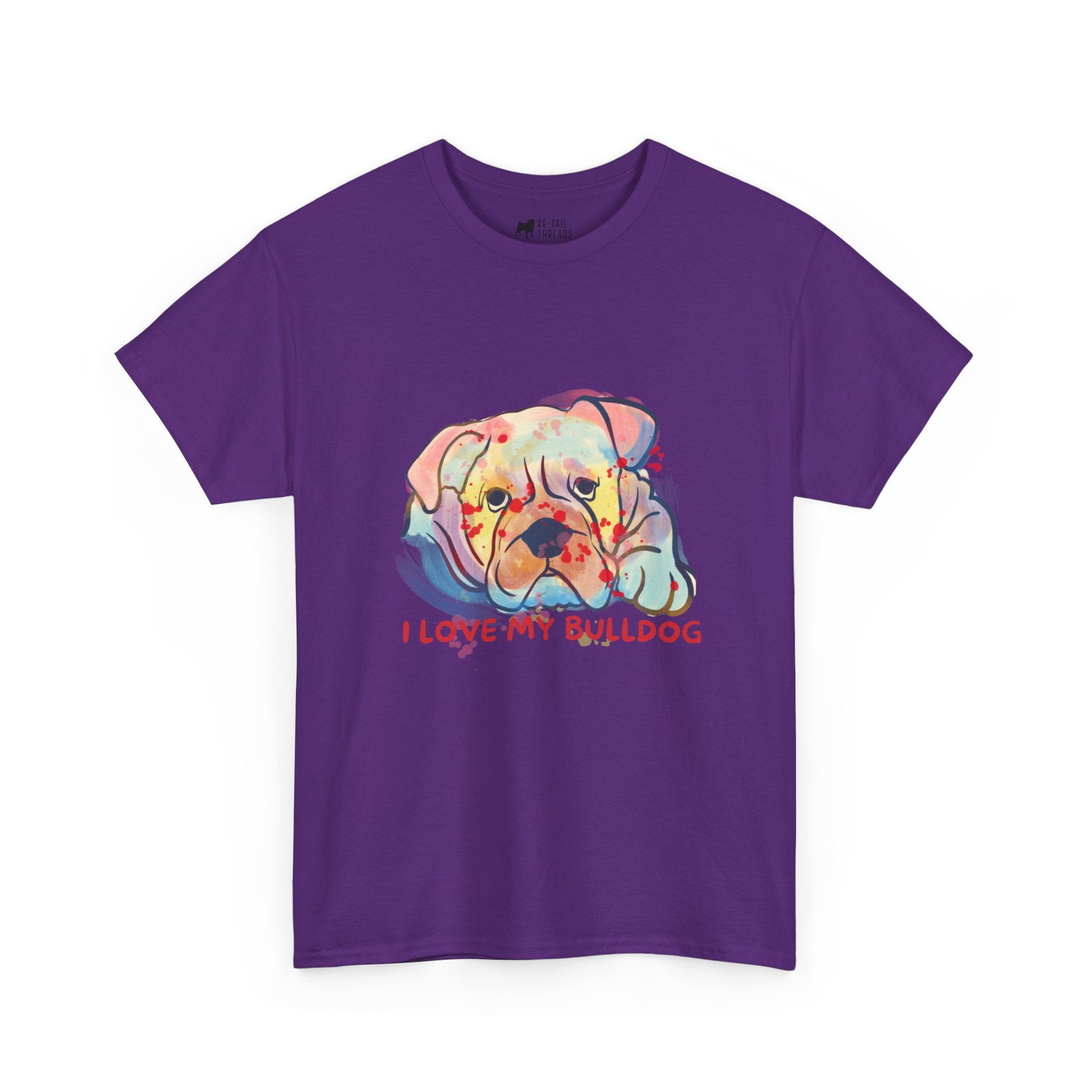 English Bulldog T-Shirt: I Love My Bulldog English Bulldog T-Shirt: I Love My Bulldog