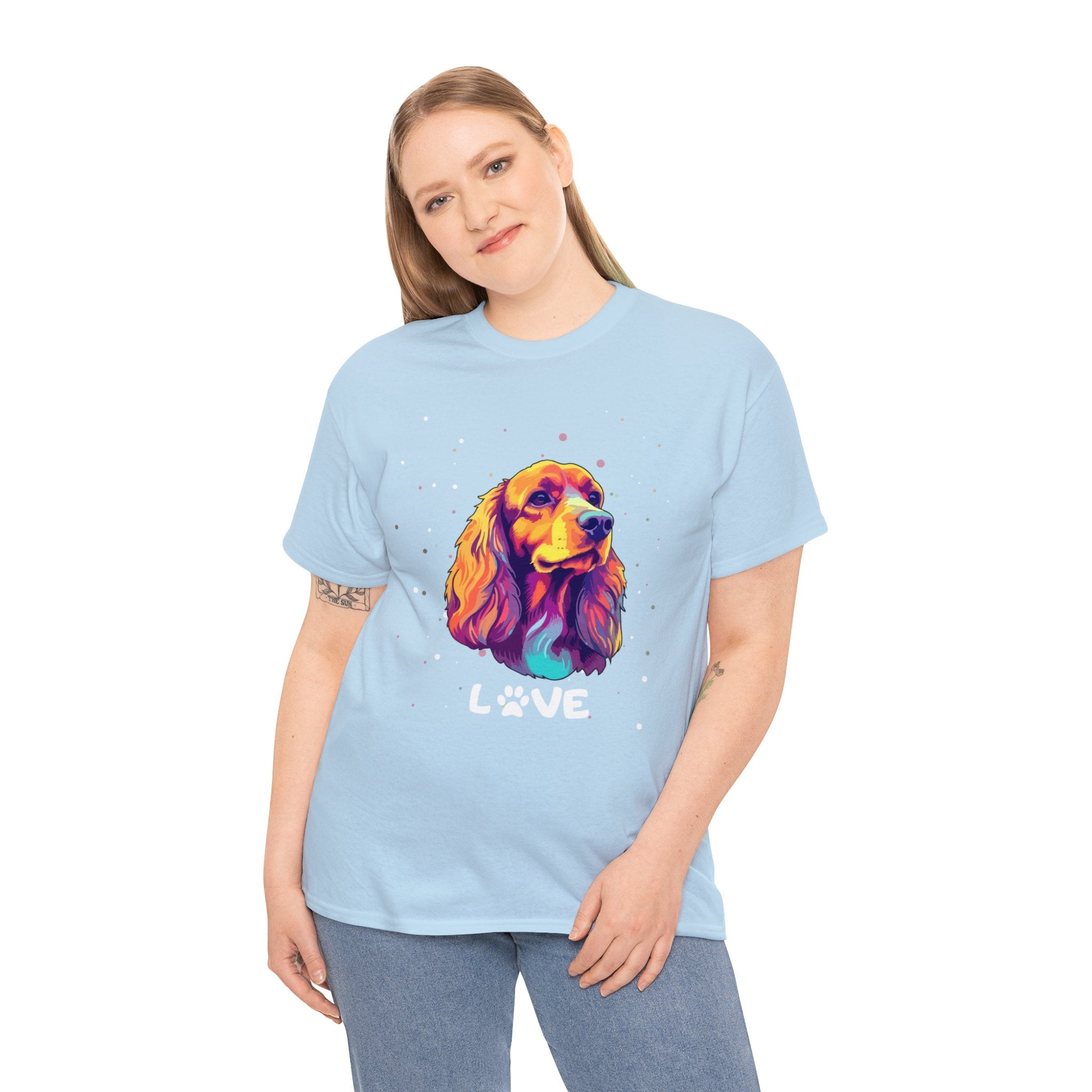 Dog T-Shirt: English Cocker Spaniel Love Dog T-Shirt: English Cocker Spaniel Love