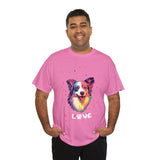 Dog T-Shirt: Border Collie Love Dog T-Shirt: Border Collie Love