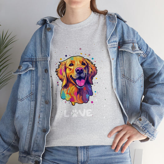 Dog T-Shirt: Golden Retriever Love